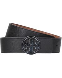 Tory Burch - Belts Black+Suede - Lyst