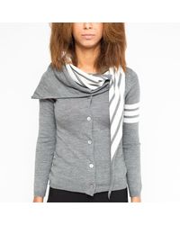 LA ROSE - Bufandas Gris - Lyst
