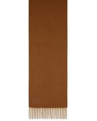 Max Mara - 'Wsdalia' Cashmere Ha Rubato Con Il Ricamo "Monogramma" Marrone - Lyst