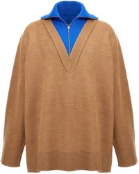 Jil Sander - Half Zip Sweater - Lyst