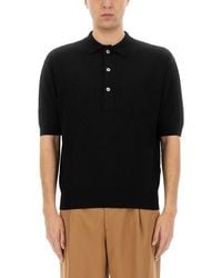 Lardini - Organic Cotton Polo Shirt - Lyst