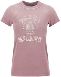 Prada - T-Shirt - Lyst