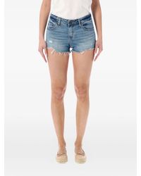 Levi's - 501 Original Gerafelde Shorts Met Franje - Lyst