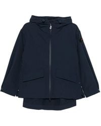 Peuterey - Coats Blu Polyamide - Lyst