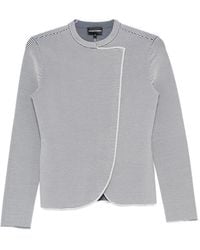 Emporio Armani - Veste À Rayures - Lyst