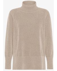 Rrd - Velvet Vent Turtleneck Wom Breid - Lyst