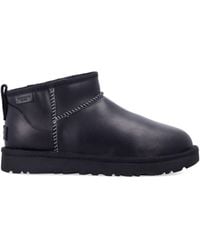 UGG - Classic Ultra Mini Leather Regen Classic Boots - Lyst