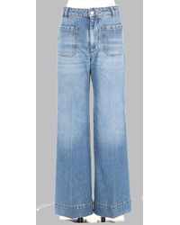 Victoria Beckham - High-Rise Wide-Leg Jeans - Lyst