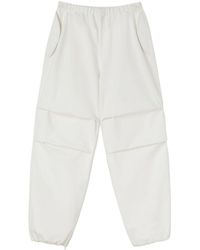 Jil Sander - Tapered Cotton Trousers - Lyst