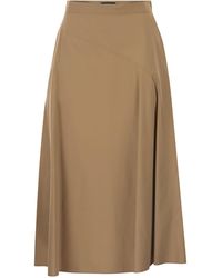 Weekend by Maxmara - Wkdzattera Katoenen Popeline Rok - Lyst