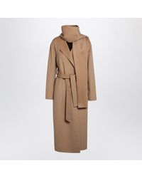 P.A.R.O.S.H. - Coat With Scarf - Lyst