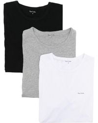 Paul Smith - Logo Cotton T Shirt 3Pack - Lyst