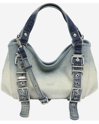 DIESEL - “D One” Cotton Denim Handbag - Lyst