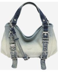 DIESEL - "D One" Baumwoll-Denim-Handtasche - Lyst