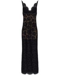 Self-Portrait - Floral Lace Maxi Dress - Lyst