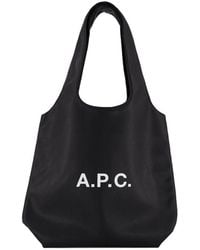 A.P.C. - Schicke Schwarze Kleine Tote Tasche - Lyst