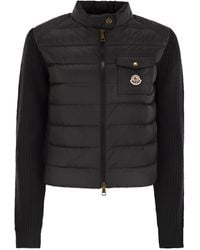 Moncler - Gevoted Wollen Vilan Met Ritssluiting - Lyst