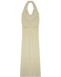 Alysi - Silk Suit Dress With Sneck Detail - Lyst