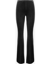 F.it - Trousers Stretch Velvet, Polyester - Lyst