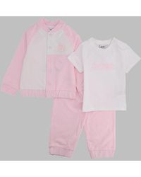 BOSS - Set Tuta Sportiva Da Bambina E T Shirt Con Monogrammi Doppia B - Lyst