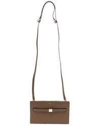 TOTEME - Belted Leather Crossbody Bag - Lyst