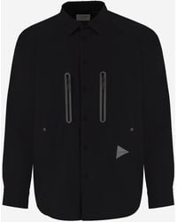 and wander - Nylon Shirt With Back Panel - Lyst