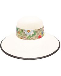 Gucci - Flora Straw Hat - Lyst