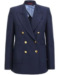 Gucci - Blazer Met Dubbele Rij Knopen - Lyst