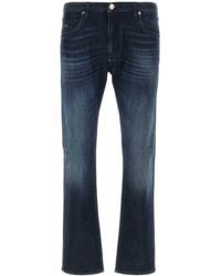 Emporio Armani - Stretch Denim Jeans - Lyst