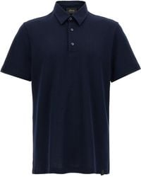 Brioni - Cotton Polo Shirt - Lyst