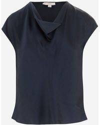 Vince - Silk Satin Shirt - Lyst