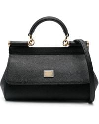 Dolce & Gabbana - Sicily Leather Tote Bag - Lyst