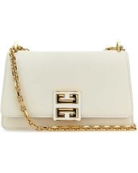 Givenchy - Ivory Leather Small 4G Shoulder Bag - Lyst