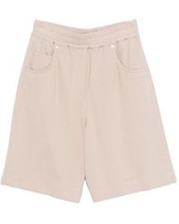 Brunello Cucinelli - Cotton Bermuda Shorts - Lyst