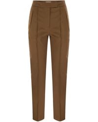 PT Torino - Frida Cotton et pantalon de soie avec pli - Lyst