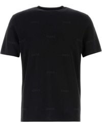 Gucci - Embroidered Wool Blend T Shirt - Lyst