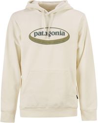 Patagonia - Patagonien M's '95 Kapuzenpullover mit ovalem Logo - Lyst