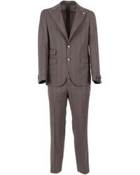 BRANDO-LUBIAM - Virgin Wool Pinstripe Suit - Lyst