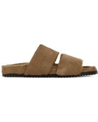 Dolce & Gabbana - Calf Hair Dg Casual Slippers - Lyst