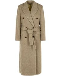 Golden Goose - Double-Breasted Coat - Lyst