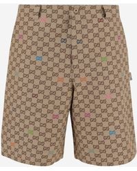 Gucci - Cotton Blend Short Pants - Lyst