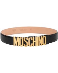 Moschino - Logo Buckle Belt - Lyst