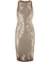 The Attico - Sequin-Embellished Mini Dress - Lyst