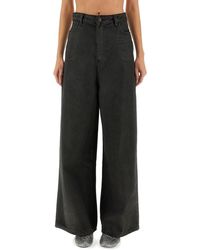 Alysi - "Super Flare" Denim Pants - Lyst