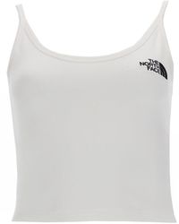 The North Face - Logo Scoop Neck Top - Lyst