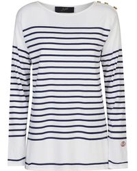 The Seafarer - Pull de chant de coton maritime - Lyst