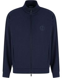 Giorgio Armani - Sudadera con cremallera - Lyst