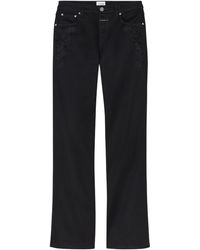 Closed - High Waist Jeans Met Borduurwerk - Lyst
