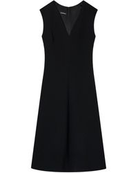 Emporio Armani - Abito Svasato - Lyst