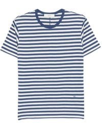 DUNST - Gestreept Katoenen T-shirt - Lyst